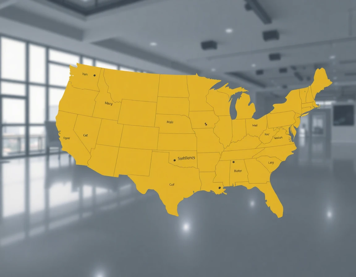 Roofing Service Areas Map